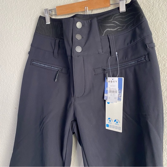 NEW Roxy Rising High Snow Pants Black - Picture 9 of 9
